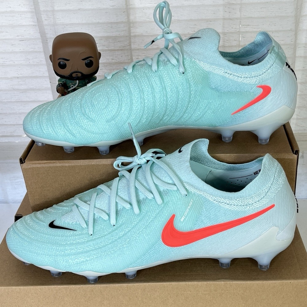Nike Phantom GX II Elite AG Pro Glacier Men Size 12.5 Soccer Cleats HF4357-300